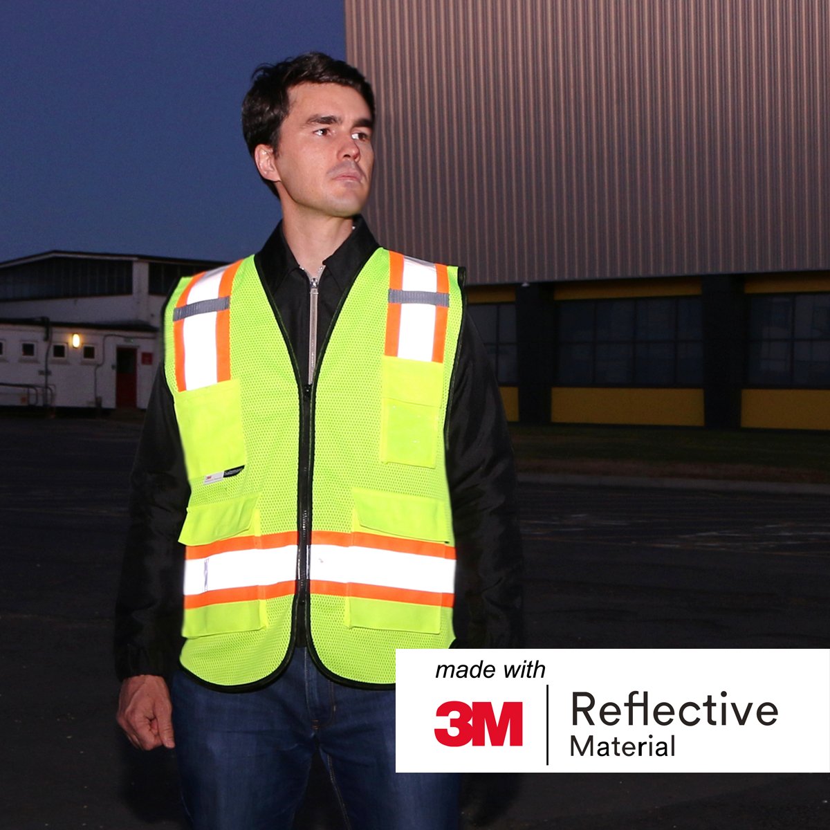 Hi Vis Mesh Multi-Pocket Vests