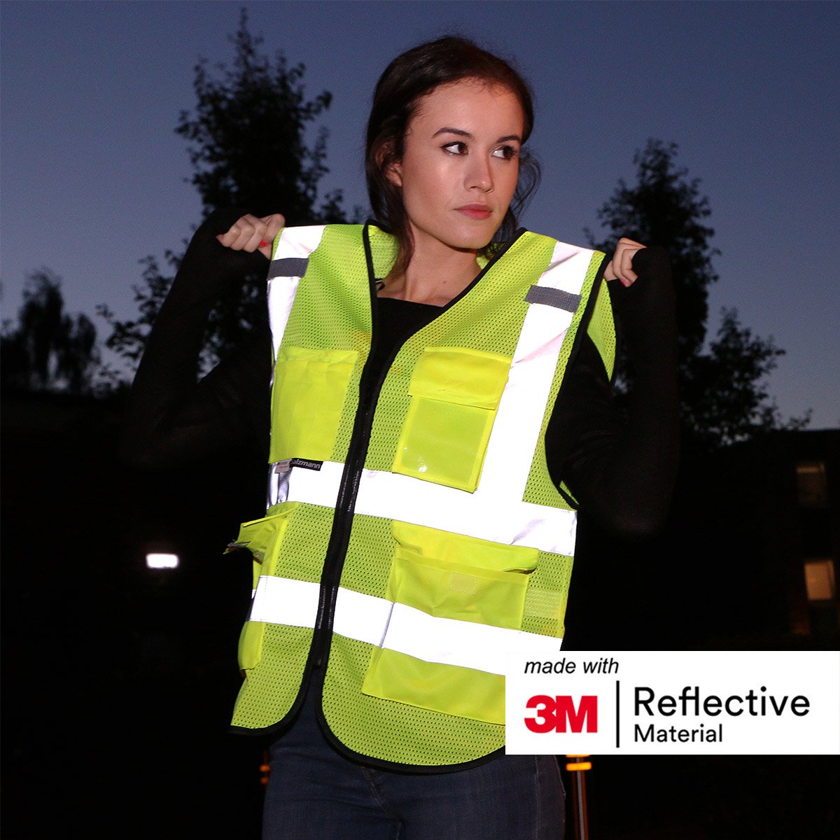 Hi Vis Mesh Multi-Pocket Vests