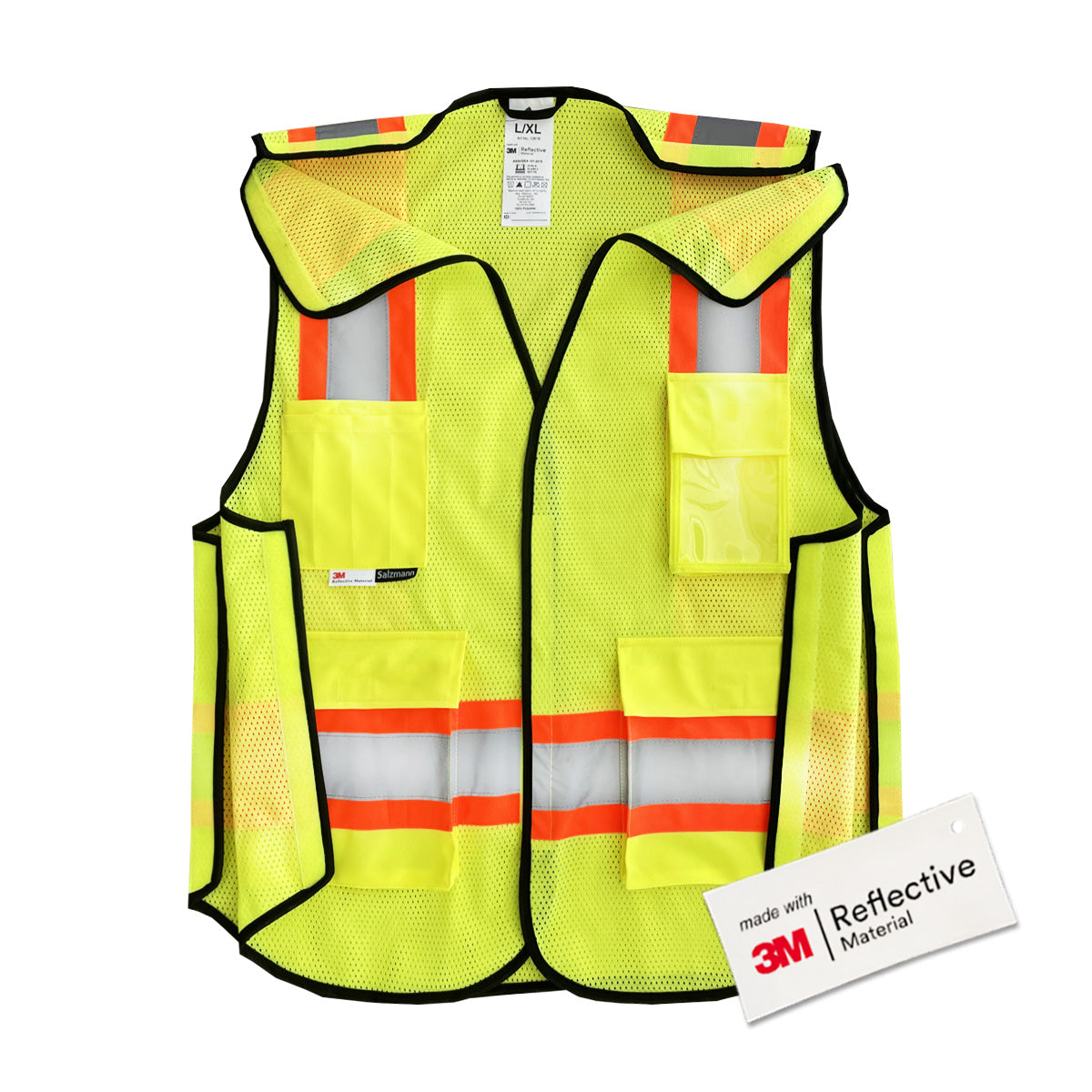 Hi Vis Multi-Pocket 5-Point-Breakaway Vests