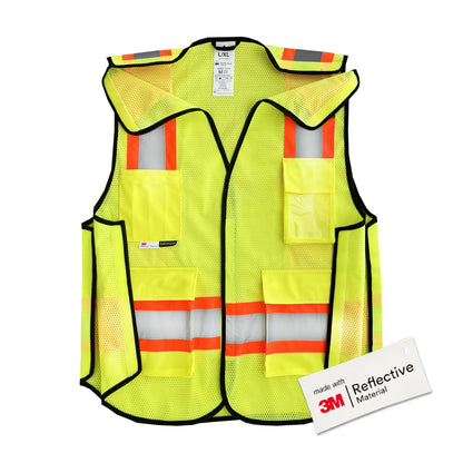 Hi Vis Multi-Pocket 5-Point-Breakaway Vest