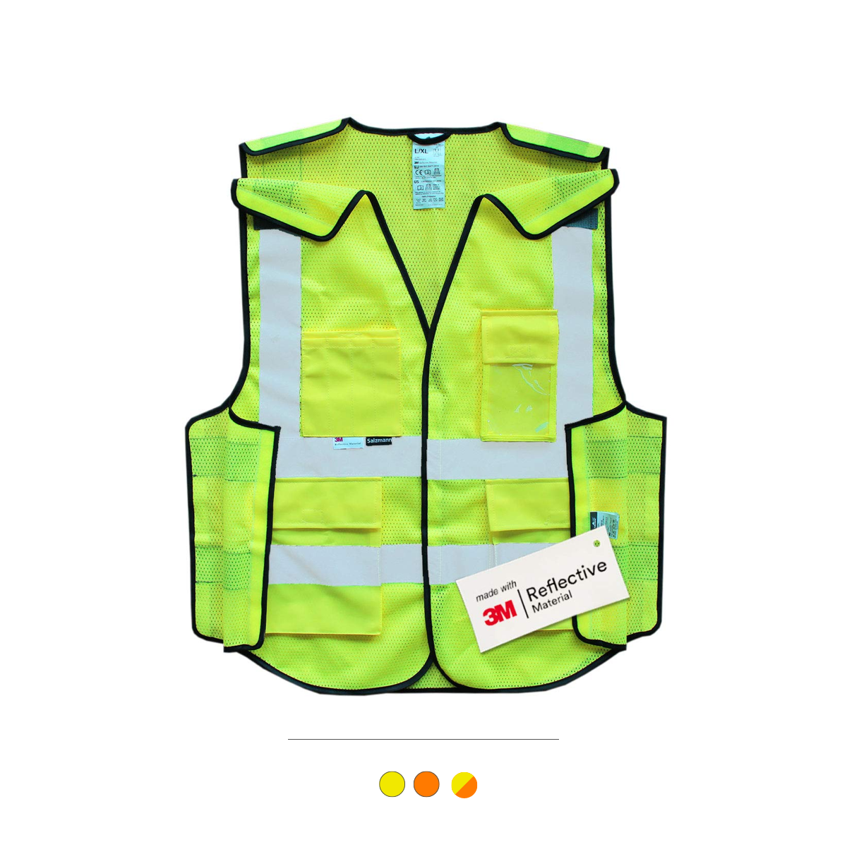 Hi Vis Multi-Pocket 5-Point-Breakaway Vest