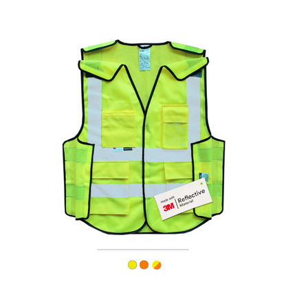 Hi Vis Multi-Pocket 5-Point-Breakaway Vests