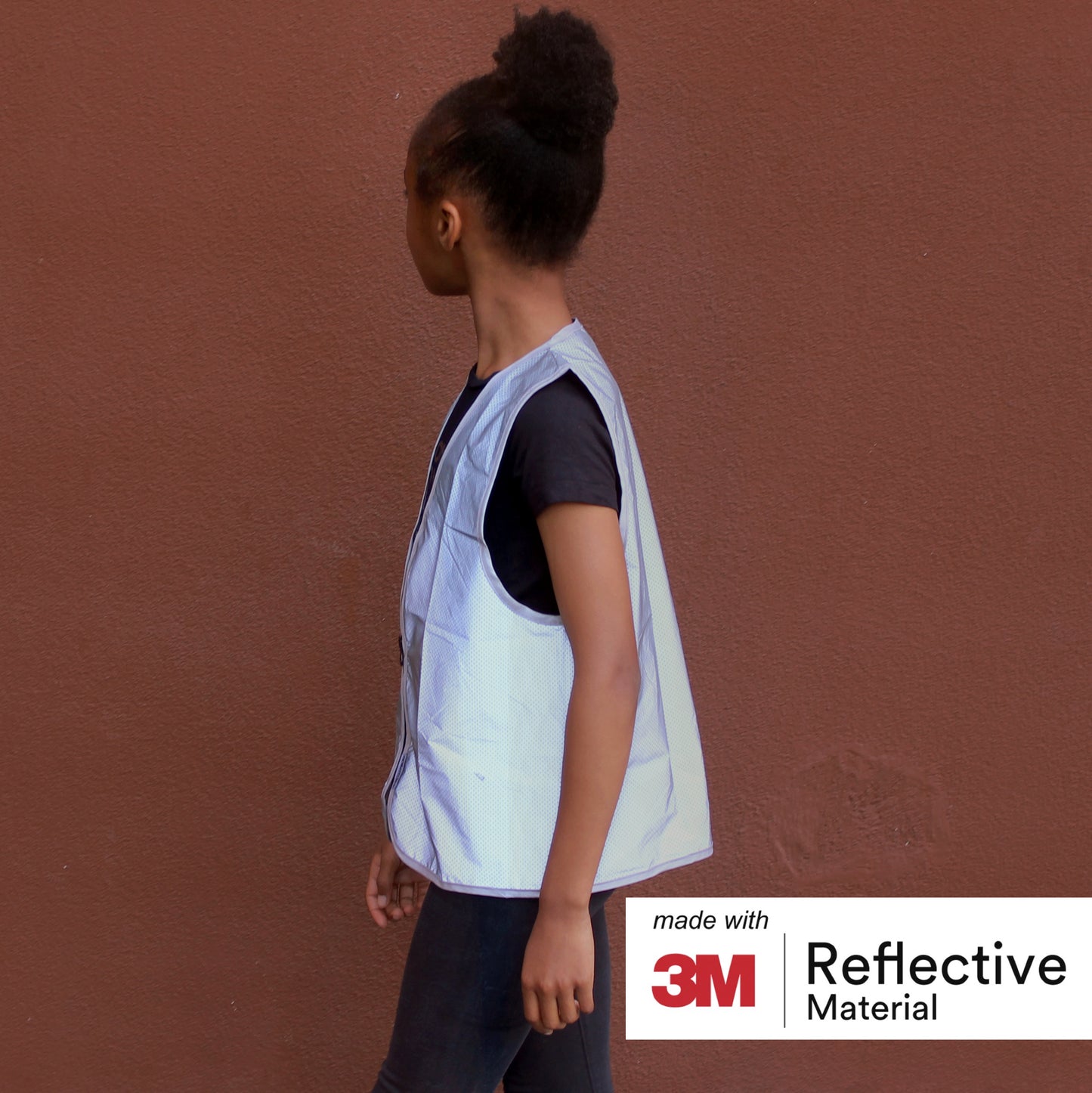 Full Reflective Silver Vest | Kids