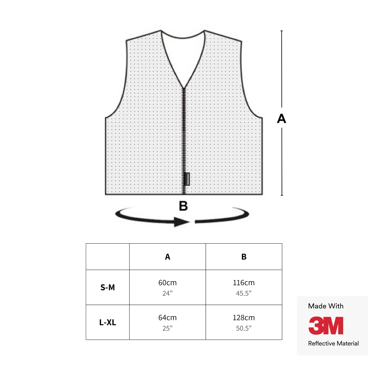 Full Reflective Silver Vest