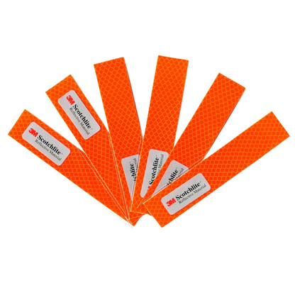 Reflective Diamond Grade Sticker Strips | 6 Pack