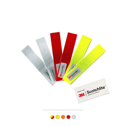 Reflective Diamond Grade Sticker Strips | 6 Pack