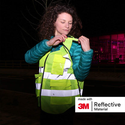 Hi Vis Multi-Pocket 5-Point-Breakaway Vests