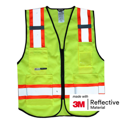 Hi Vis Mesh Multi-Pocket Vests