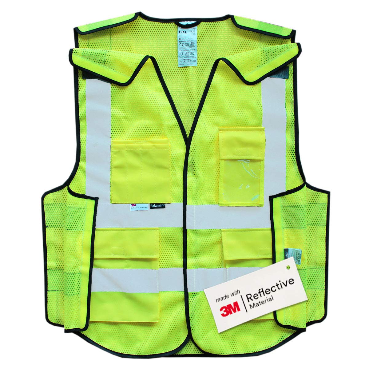 Hi Vis Multi-Pocket 5-Point-Breakaway Vests