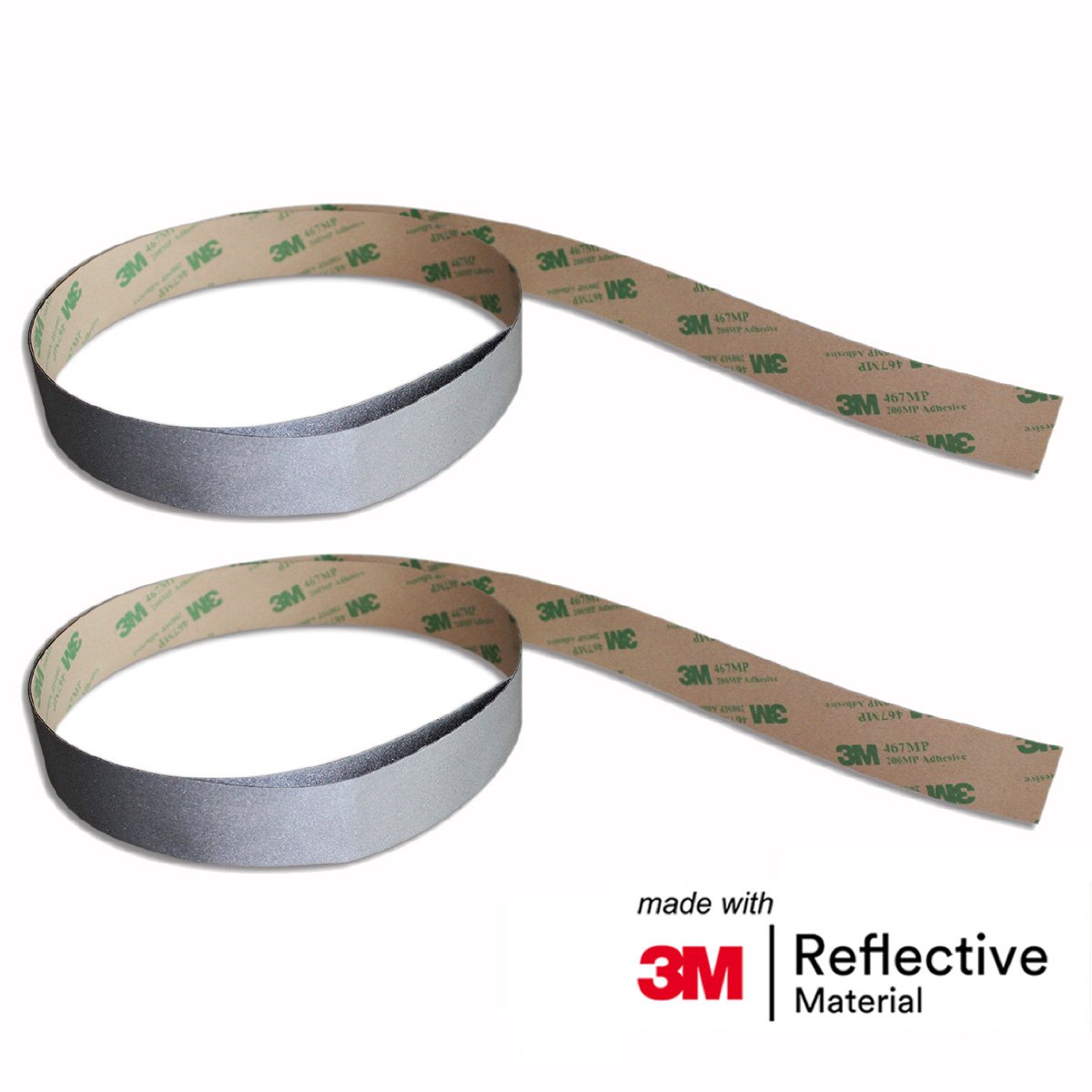 Two rolls of reflective tape