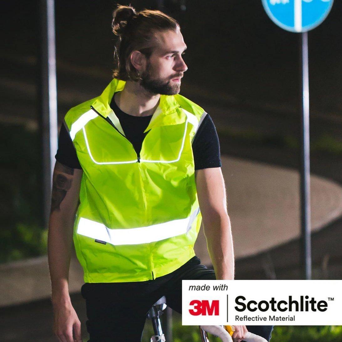 fahrradbekleidung sicherheit Hi Vis Reflective Cycling Vest