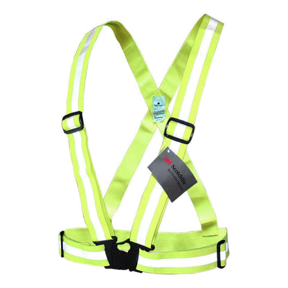 Yellow hi vis cross belt 